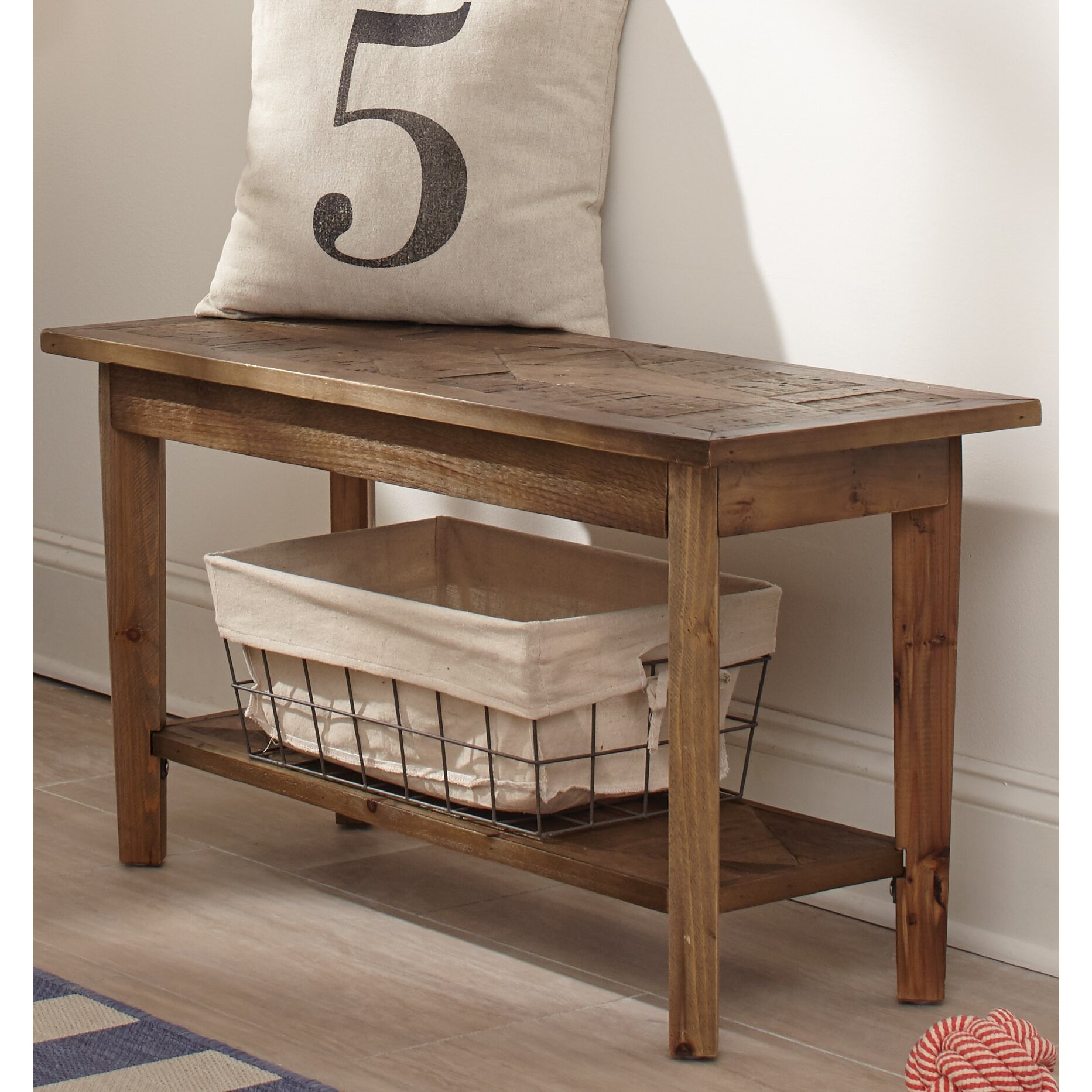 Renewal Reclaimed Wood Entryway Bench Wayfair