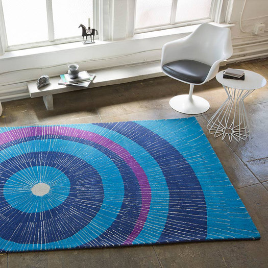 notNeutral Eccentric Blue & Purple Area Rug AllModern