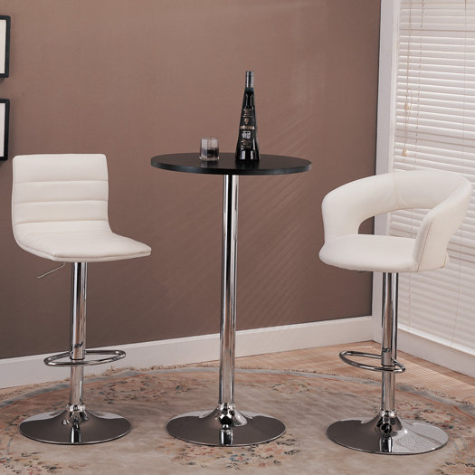 Wildon Home ® Colorado City Adjustable Height Swivel Bar Stool with