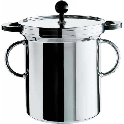 Alessi Mami 15.31qt. Stock Pot with Lid by Stefano Giovannoni AllModern