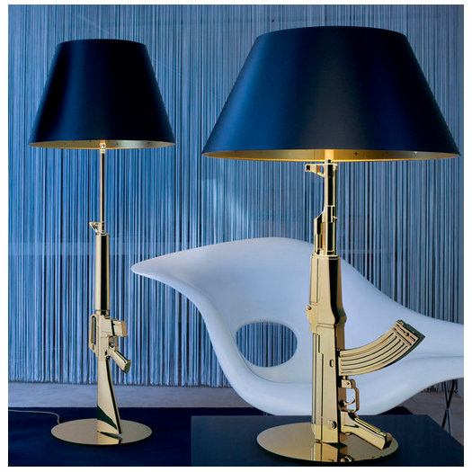 FLOS Gun Table Lamp with Empire Shade AllModern