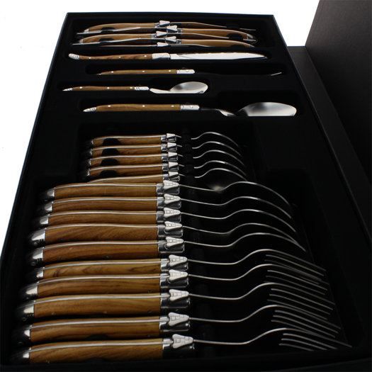 French Home Laguiole 24 Piece Cutlery Set AllModern