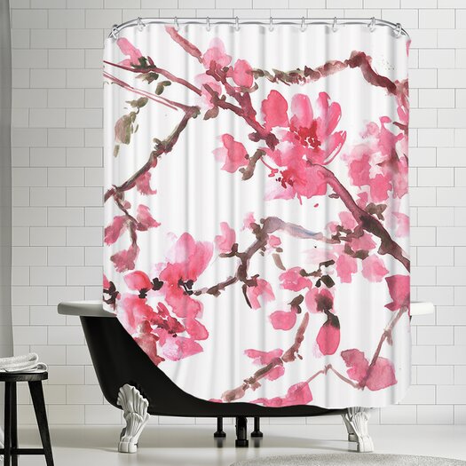 Americanflat Flowers 3 Shower Curtain | AllModern