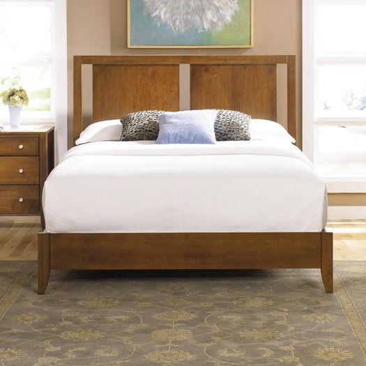 Copeland Furniture Dominion Platform Bed with Two Panel Headboard