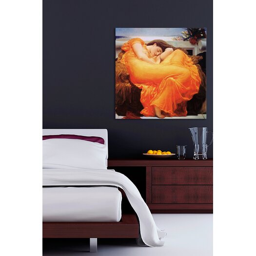 iCanvas 'Flaming June Art' by Frederick Leighton Painting Print on Canvas