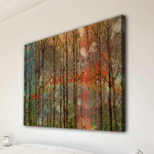 Jen Lee Art Through the Trees Wrapped Canvas Art | AllModern