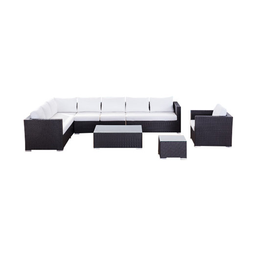 Beliani XXL Sectional 7 Piece Lounge Seating Group with Cushions AllModern