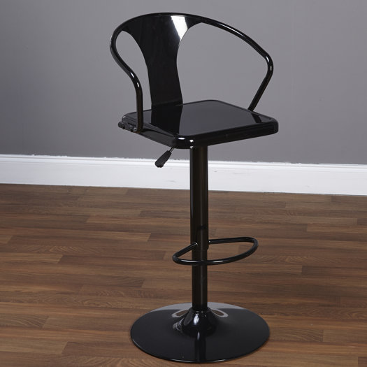 TMS Miraval Adjustable Height Swivel Bar Stool AllModern