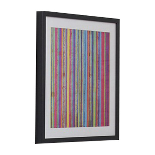 Graham & Brown Neon Stripe Framed Graphic Art AllModern