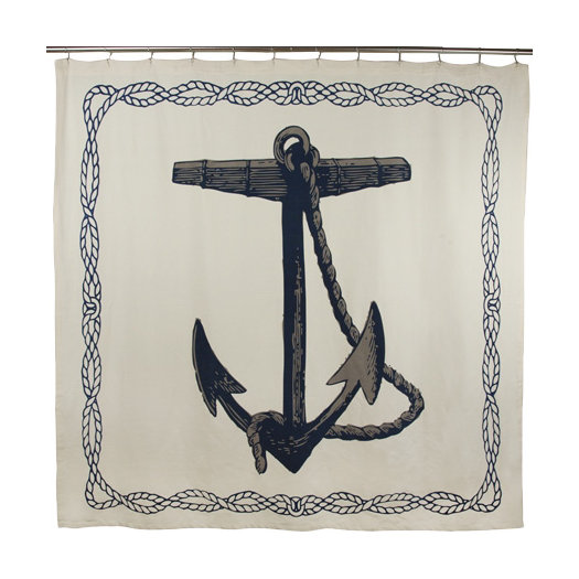 Thomas Paul Bath Cotton Anchor Shower Curtain AllModern