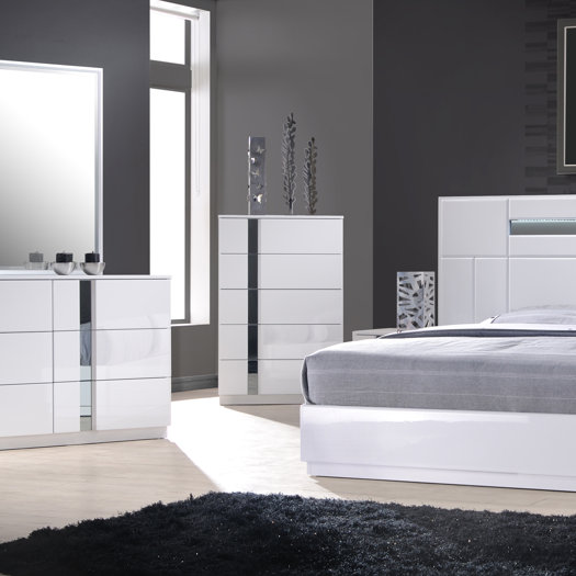 J&M Furniture Palermo 5 Drawer Chest AllModern