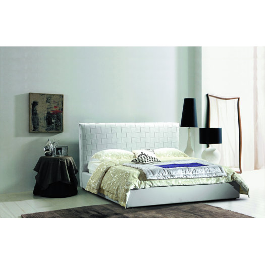 J&M Furniture Upholstered Platform Bed AllModern