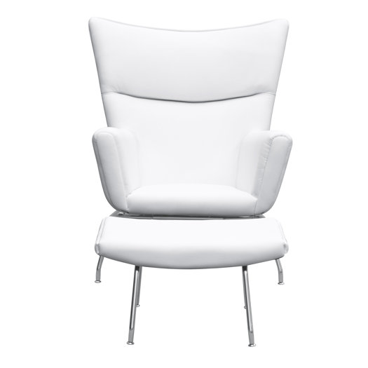 Fine Mod Imports Wing Lounge Chair and Ottoman Set AllModern