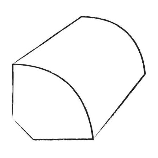 armstrong 94 quot quarter round allmodern armstrong 94 quot quarter round allmodern