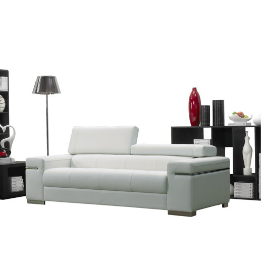 Wade Logan Orlando Leather Sofa AllModern