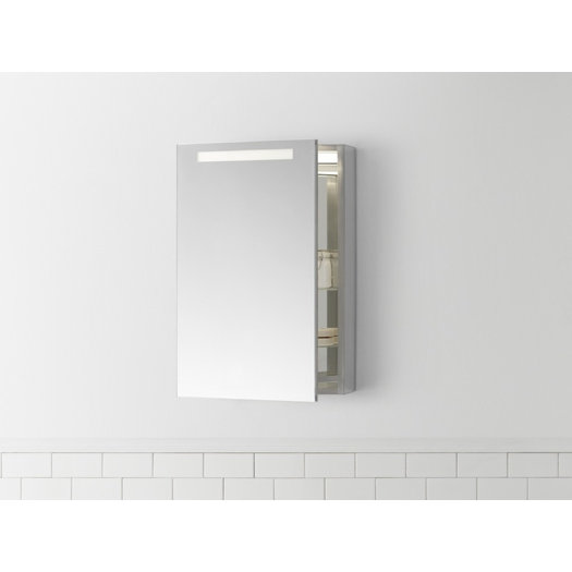 Ronbow Contempo 23" x 30" Metal Frame LED Medicine in Brushed