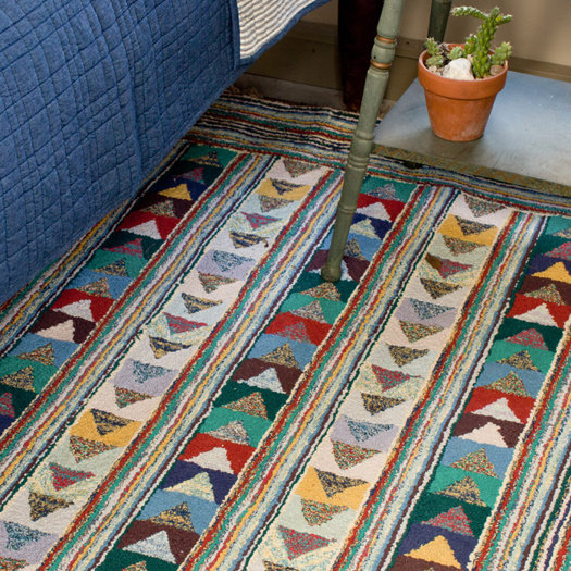 Dash and Albert Rugs Cotton Hooked Follow the Arrows Rug AllModern