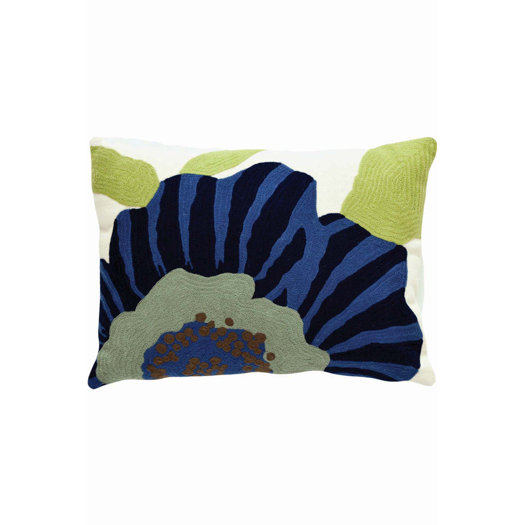 Dash and Albert Rugs Fresh American Flower Throw Pillow AllModern