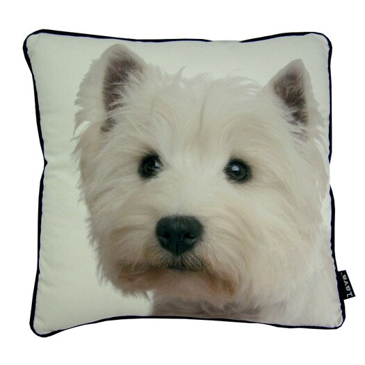 westie throw pillow