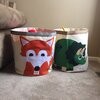 fox toy bin