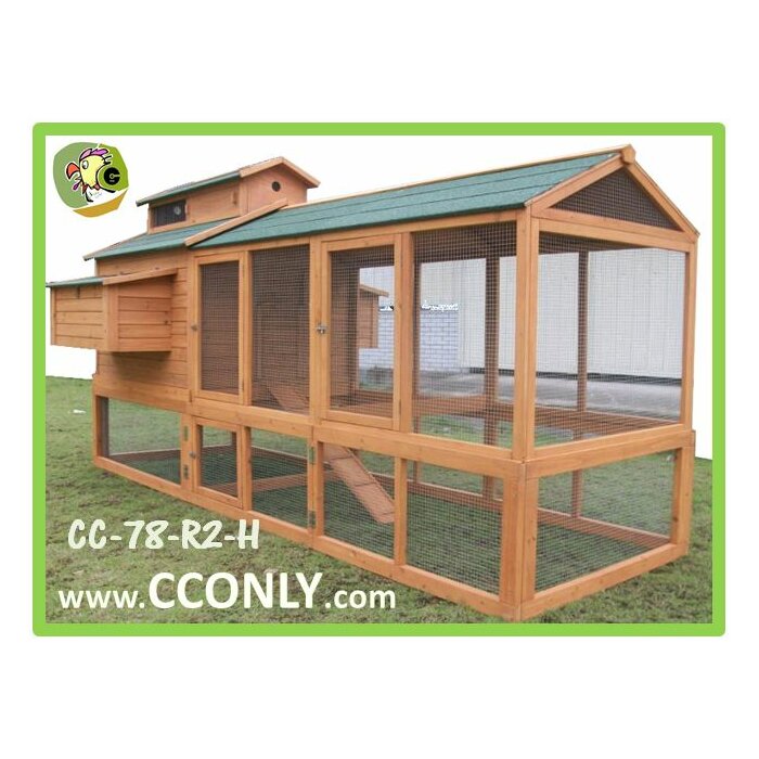 CC Only Chicken Coop with Chicken Run  Wayfair