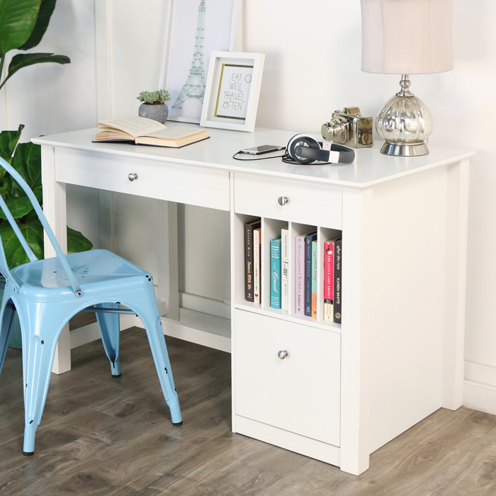 Deluxe Writing Desk with Hutch Wayfair