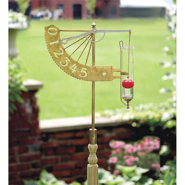 Wind & Weather Jeffersonian Brass Rain Gauge Wayfair
