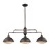 Neo-Industrial 3 Light Kitchen Pendant | Wayfair