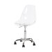 South Shore Clear Clear Acrylic Office Chair With Wheels 100075 