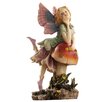 the british reading fairy garden statue