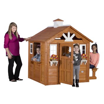 Backyard Discovery Summer Cottage Playhouse & Reviews - Summer Cottage Playhouse 6513