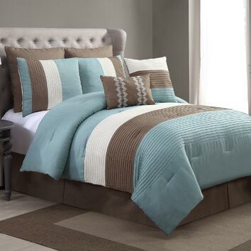 Reggata 8 Piece Queen Comforter Set | Wayfair