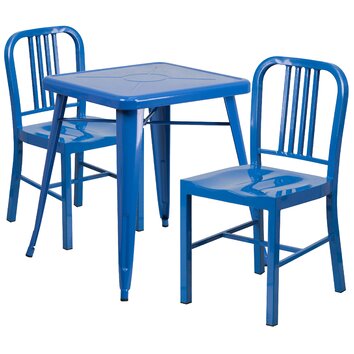 3 Piece Bistro Set Wayfair   Custom Image 