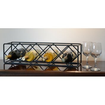 4 Bottle Tabletop Wine Rack | Wayfair