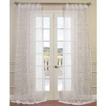 Zara Semi-Opaque Curtain Panel | Wayfair