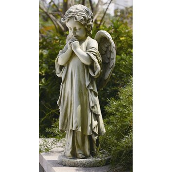 Roman, Inc. Young Praying Angel Garden Statue & Reviews | Wayfair