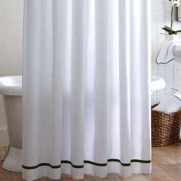 Peacock Alley Tailored Pique Cotton Shower Curtain | AllModern