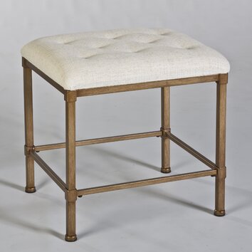 Hillsdale Katherine Backless Vanity Stool & Reviews | Wayfair