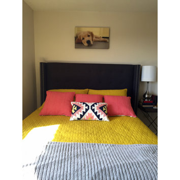 Skyline Furniture Wingback Upholstered Headboard | AllModern