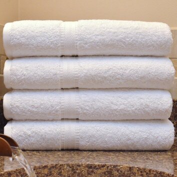 Bergamo Luxury Hotel / Spa Bath Turkish Cotton Bath Towel | Wayfair