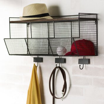 3 Bin Wall Storage | Wayfair