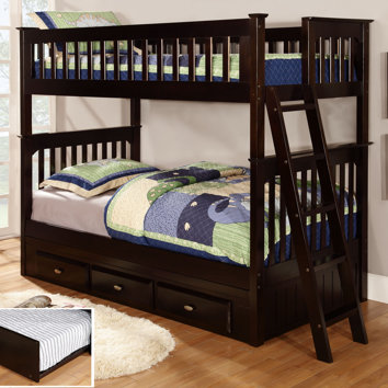 Viv + Rae Kaitlyn Twin Bunk Bed & Reviews | Wayfair