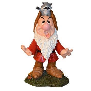 disney grumpy go away statue