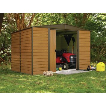 Arrow Dallas Euro 10 Ft. W x 8 Ft. D Steel Storage Shed &amp; Reviews ...