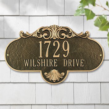 Rochelle Grande Address Plaque | Wayfair