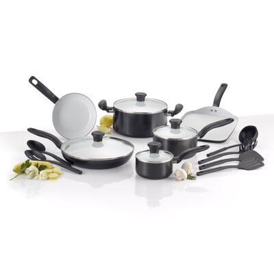 Initiatives Ceramic 16 Piece Cookware Set  Wayfair