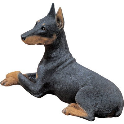 original size doberman pinscher sculpture wayfair doberman christmas ornaments