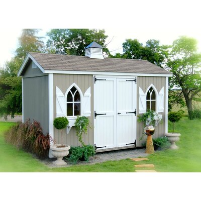 Classic 14 Ft. W x 10 Ft. D Wood Garden Shed Wayfair