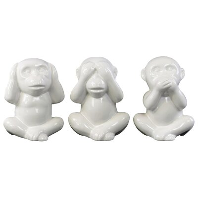 monkey see no evil hear no evil speak no evil figurines