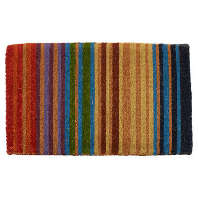 rainbow entryways doormat thick extra handmade door mats